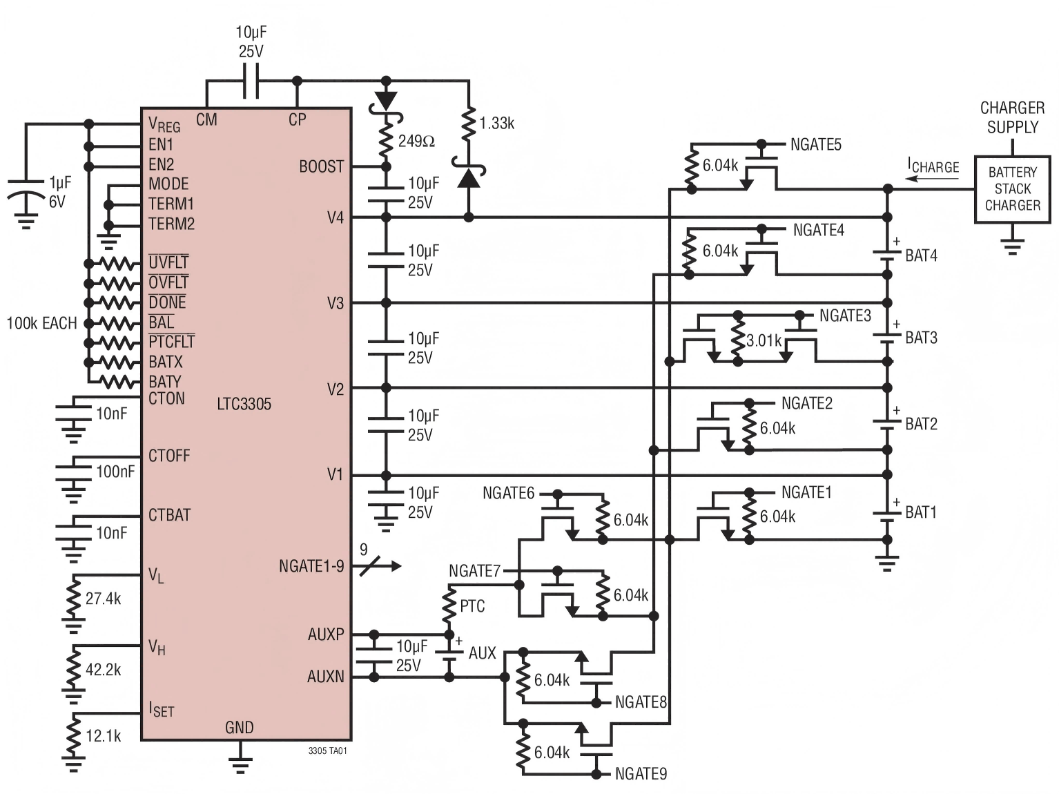 Active balancing circuit diagram Active balancing circuit diagram