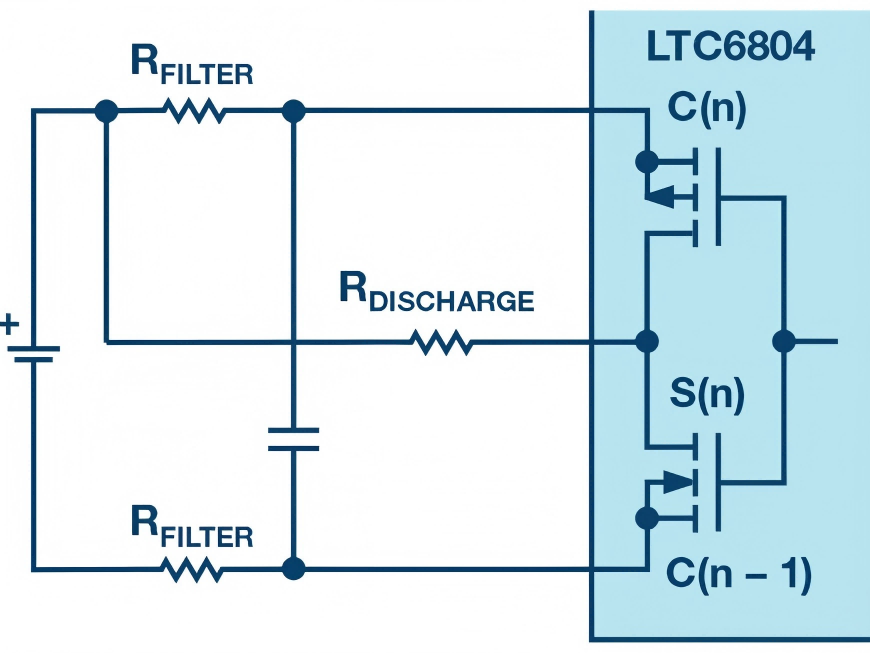 Passive balancing circuit diagram Passive balancing circuit diagram